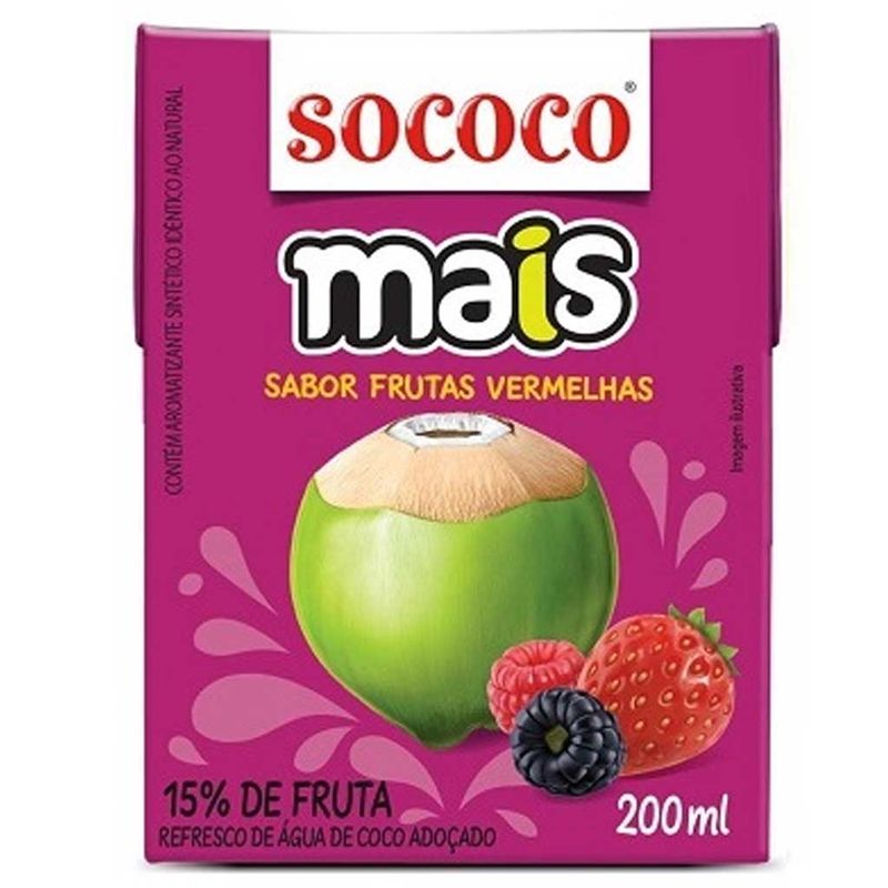 Agua-de-Coco-Sabor-Frutas-Vermelhas-200ml---Sococo