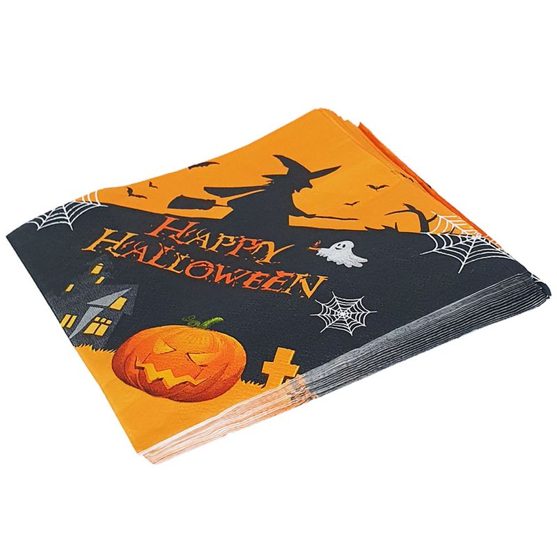 Guardanapo-Happy-Halloween-33x33cm-c-20---Silver-Festas
