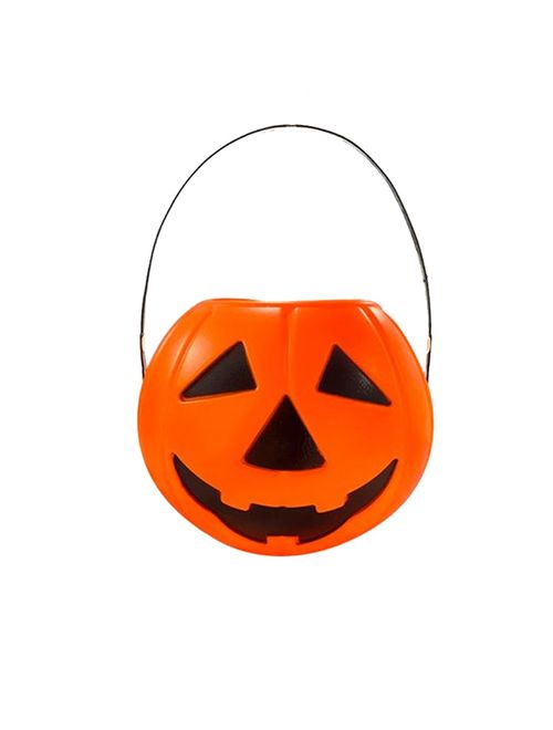 Halloween Enfeite Balde Abóbora Ref.H002 - Silverplastic