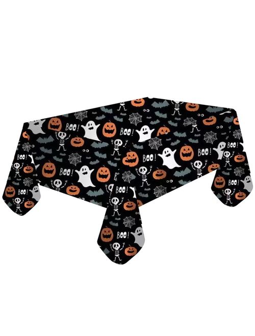 Toalha de Mesa Halloween Retangular - Silver Festas