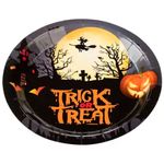 Prato-de-Papel-Halloween-18cm-c-10---Silver-Festas