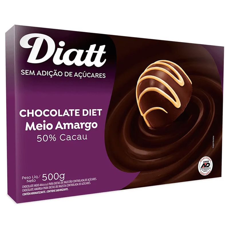 Chocolate-Diet-Meio-Amargo-50--Cacau-500g---Diatt