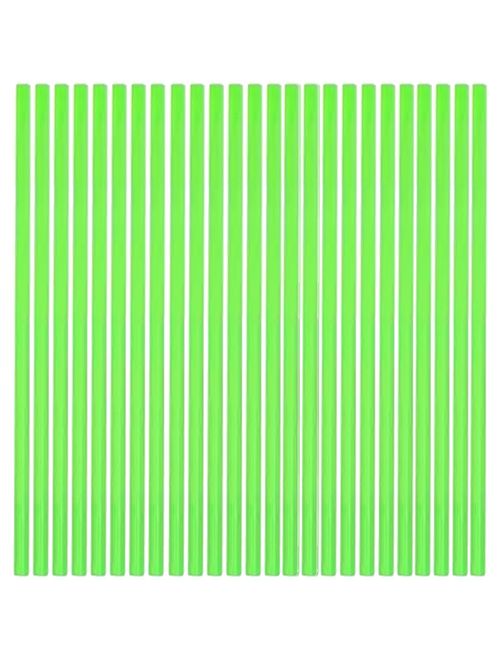 Canudos para Drinks Verdes Neon Biodegradáveis c/100 - Plastifer