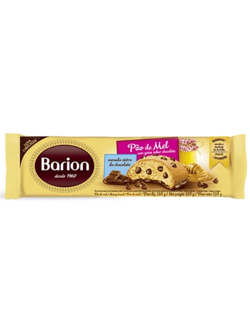 Pão de Mel com Gotas de Chocolate 90g - Barion