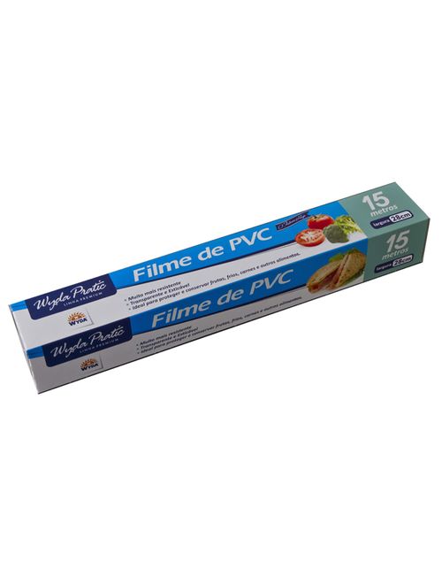 Rolo de Papel Filme PVC 28cm 15m - Wyda