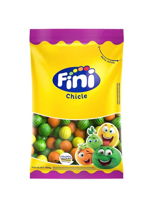 Chiclete Salada de Fruta 450g - Fini