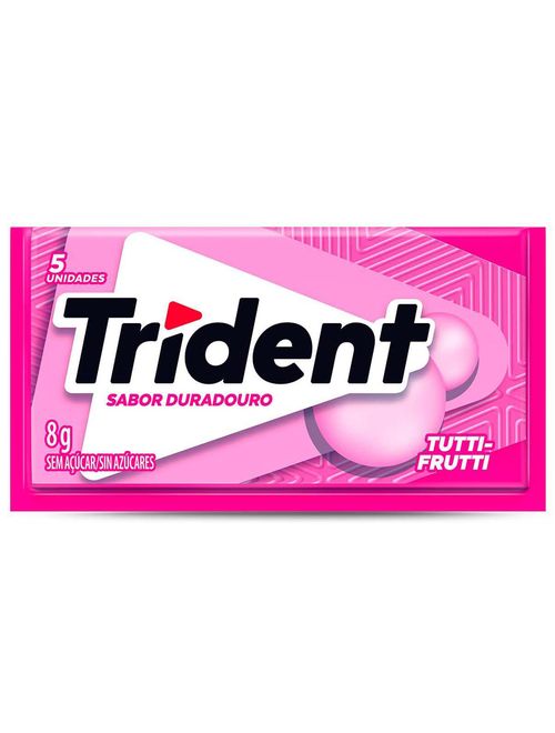 Goma de Mascar Trident Tutti Frutti - Adams