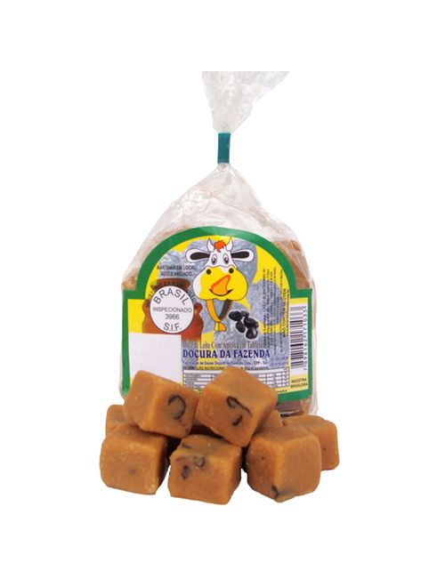 Doce de Leite Com Ameixa em Tablete 200g - Doçura Fazenda