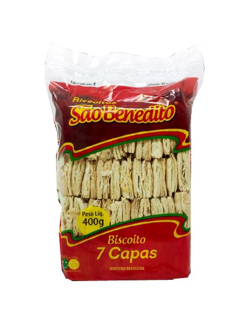 Biscoito Folhado 7 capas 300g - São Benedito