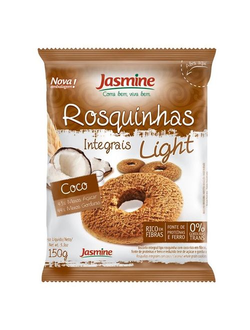 Rosquinha Light Coco 150g - Jasmine