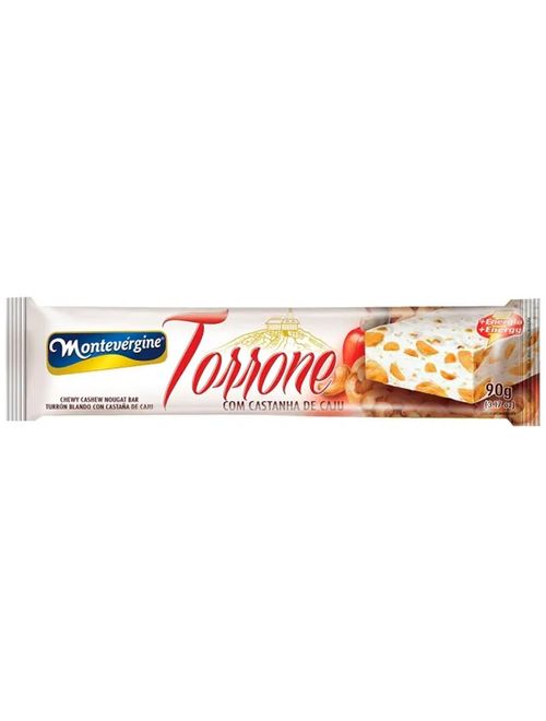 Torrone Castanha de Caju 80g c/8 - Montevérgine