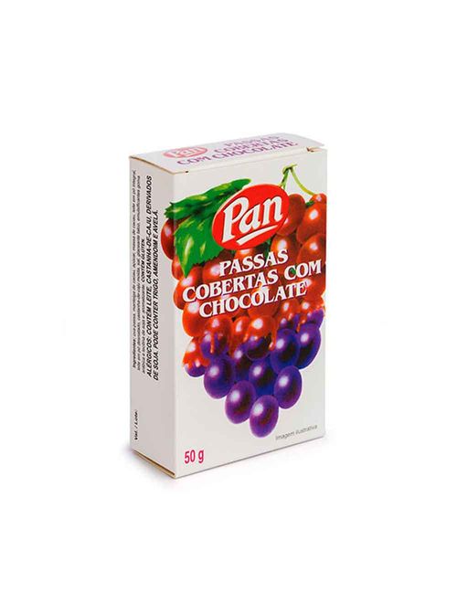 Passas Cobertas com Chocolate 50g - Pan