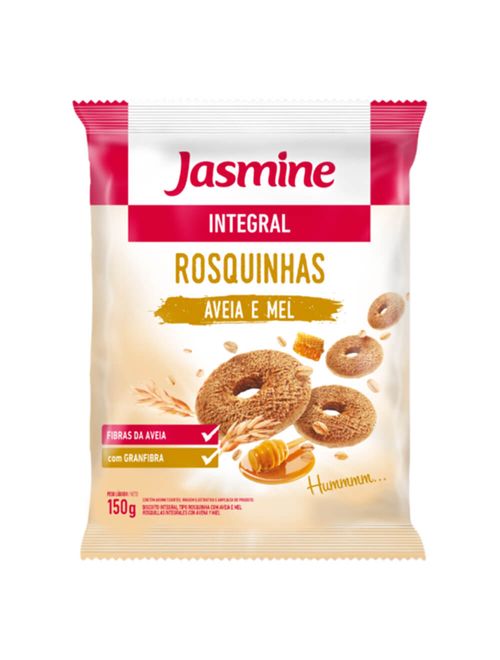 Rosquinha Integral Aveia Mel 150g - Jasmine