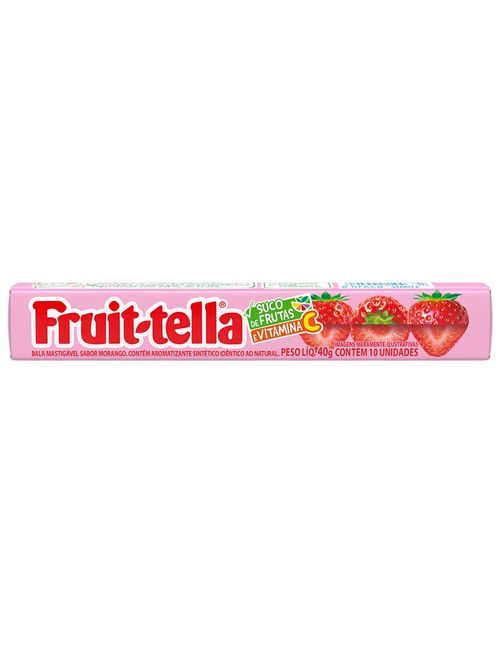 Bala Mastigável Fruit-tella Morango c/16 - Perfetti