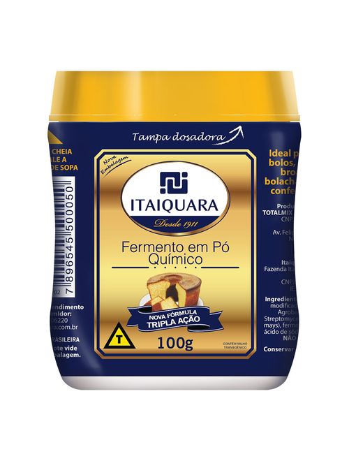 Fermento Químico em Pó 100g - Itaiquara