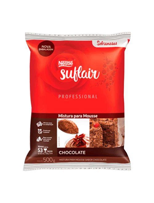 Mistura Mousse Suflair Chocolate 500g - Nestlé