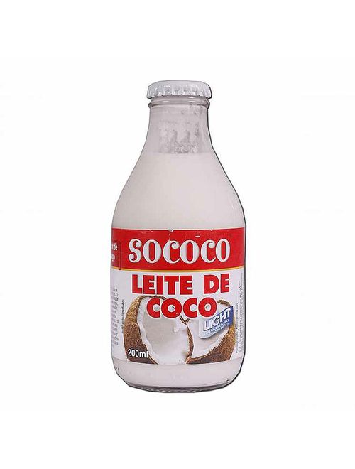 Leite de Coco Light Vidro 200ml - Sococo