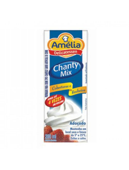 Chantilly Tradicional Amélia Chanty Mix 200ml - Vigor