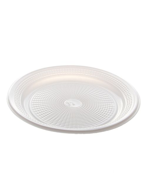 Prato Descartável Refeição Branco Ref.PR20 c/10 - Trik Trik