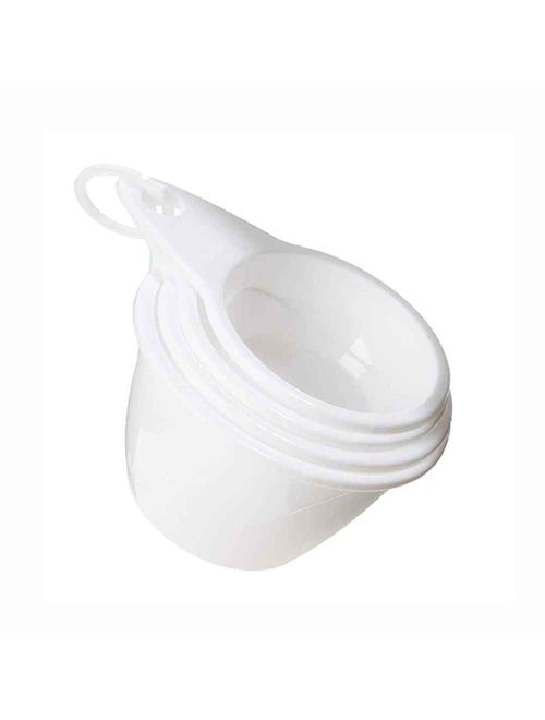 Conjunto Medidor Plástico Branco c/4 - Plasútil