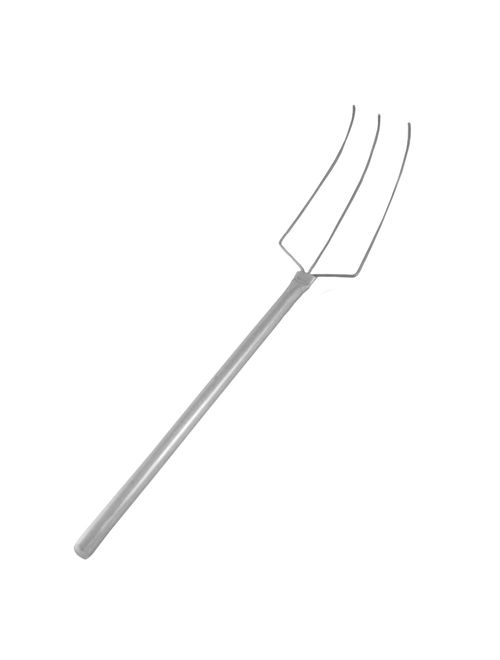 Garfo para Banhar 3 Pontas Curvo - Roldan