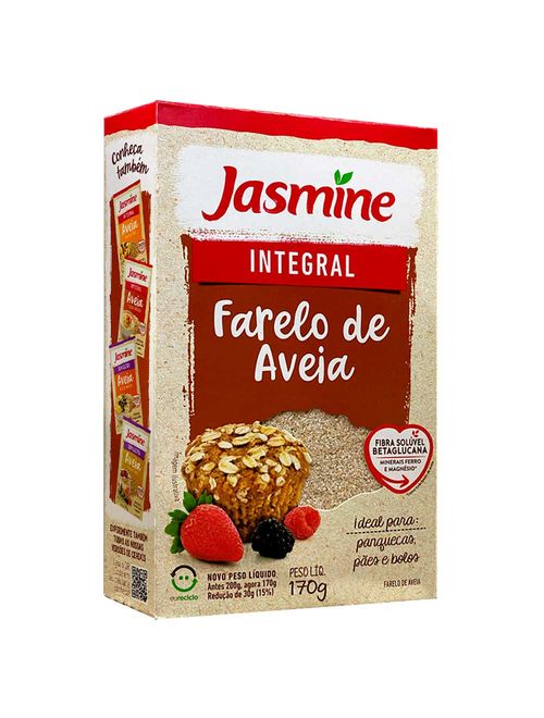 Farelo de Aveia 170g - Jasmine