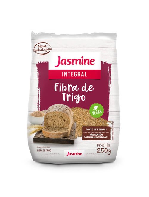 Fibra de Trigo Integral 250g - Jasmine