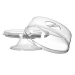 Porta-Bolo-Acrilico-Cristal-com-Pedestal-e-Tampa-195x300mm---Tres-Triangulos