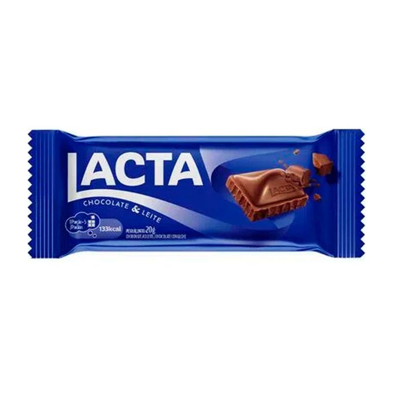 Tablete Chocolate Laka 34g - Lacta - Doce Malu