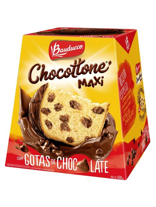 Chocottone Maxi Gotas de Chocolate 500g - Bauducco