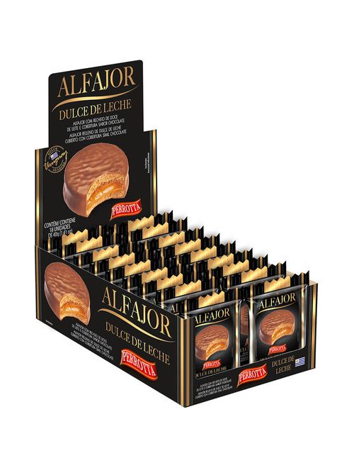 Alfajor Doce de Leite 40g c/18 - Perrotta