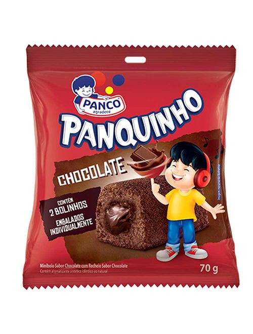 Mini Bolo Panquinho Duplo Chocolate c/2 - Panco