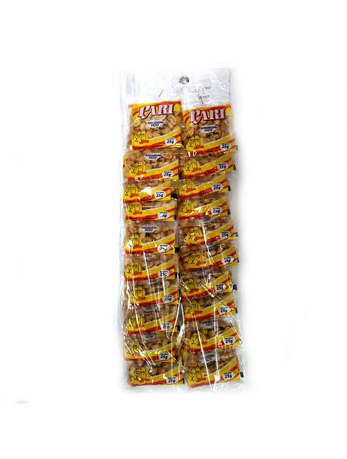 Amendoim Frito sem Pele Salgado 25g Cartela c/20 - Pari