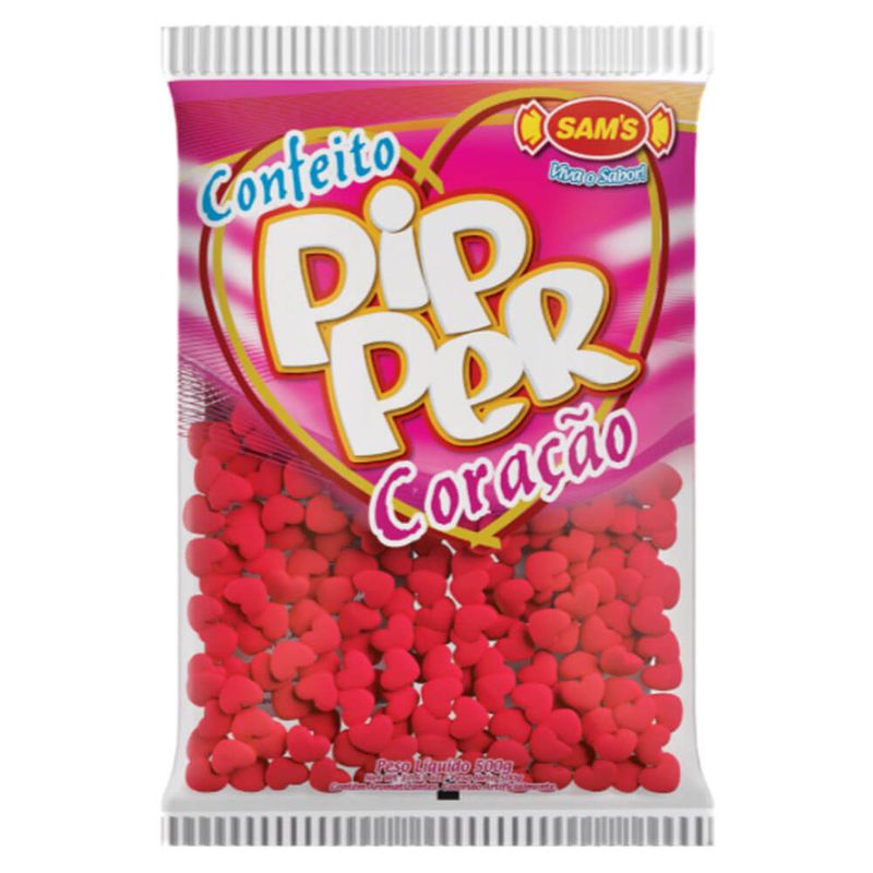 Confeito-Pipper-Coracao-Morango-Vermelho-500g---Sams