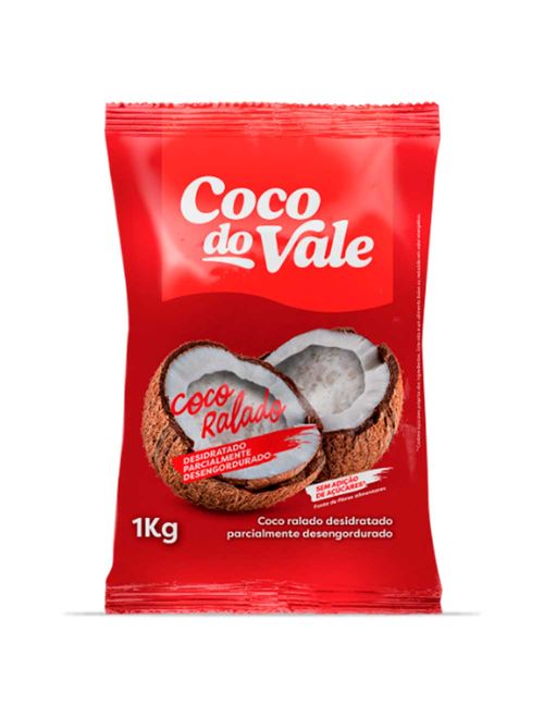 Coco Ralado Desengordurado 1kg - Coco Do Vale