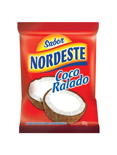 Coco Ralado Desidratado 100g - Sabor Nordeste