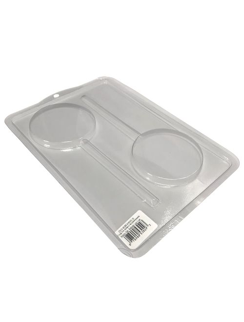Forma PVC Pirulito Grande Redondo c/2 Cavidades