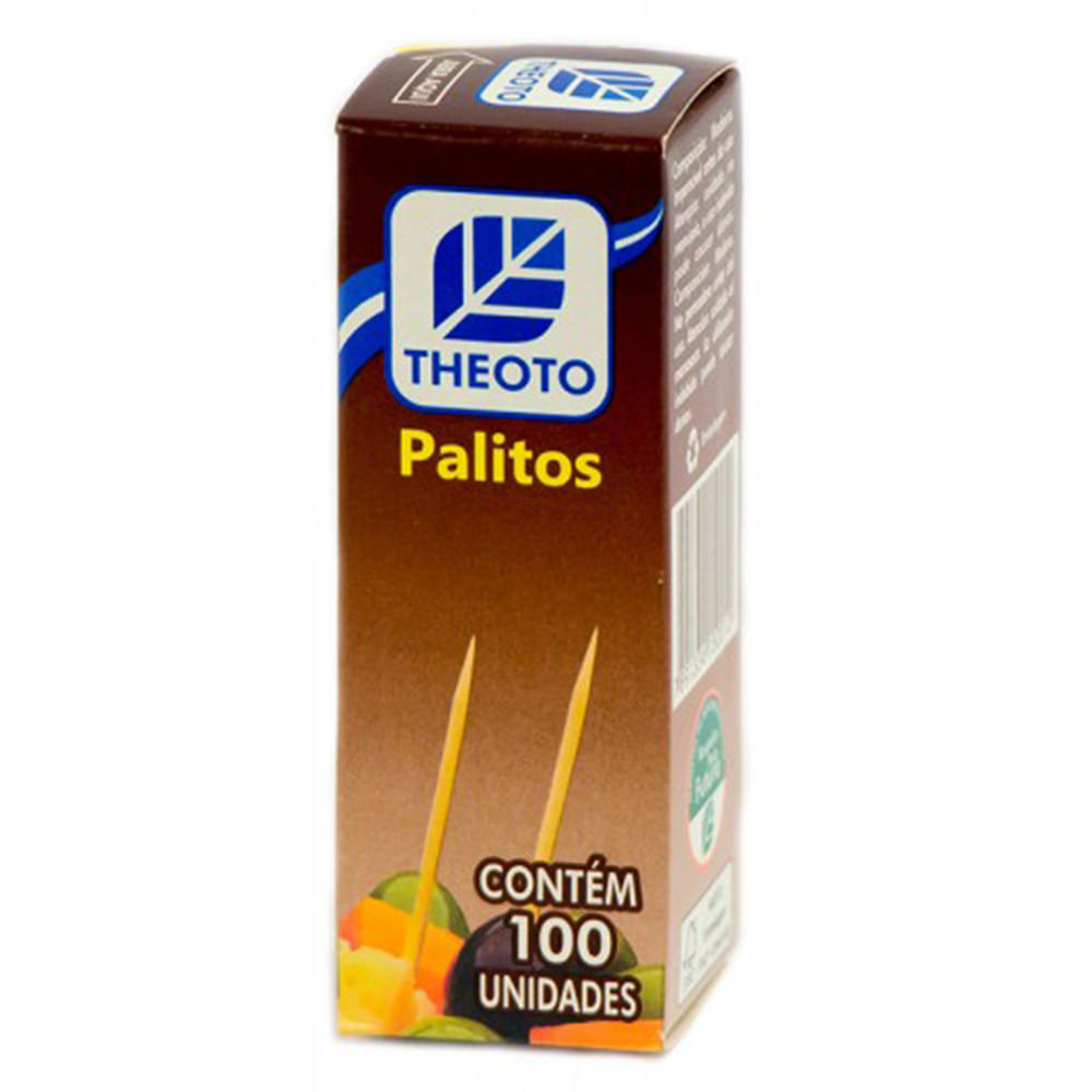 Palito Roliço C/20x200 Un - Theoto
