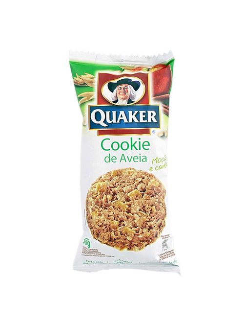 Cookies Aveia Maça/Canela 7x40g - Quaker