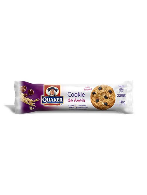 Cookie Aveia Integral Com Passas 7X40GR - Quaker