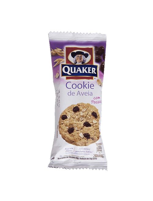 Cookie Aveia Integral Com Passas 7X40GR - Quaker