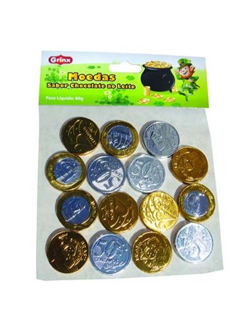 Moedas de Chocolate 40g - Grinx
