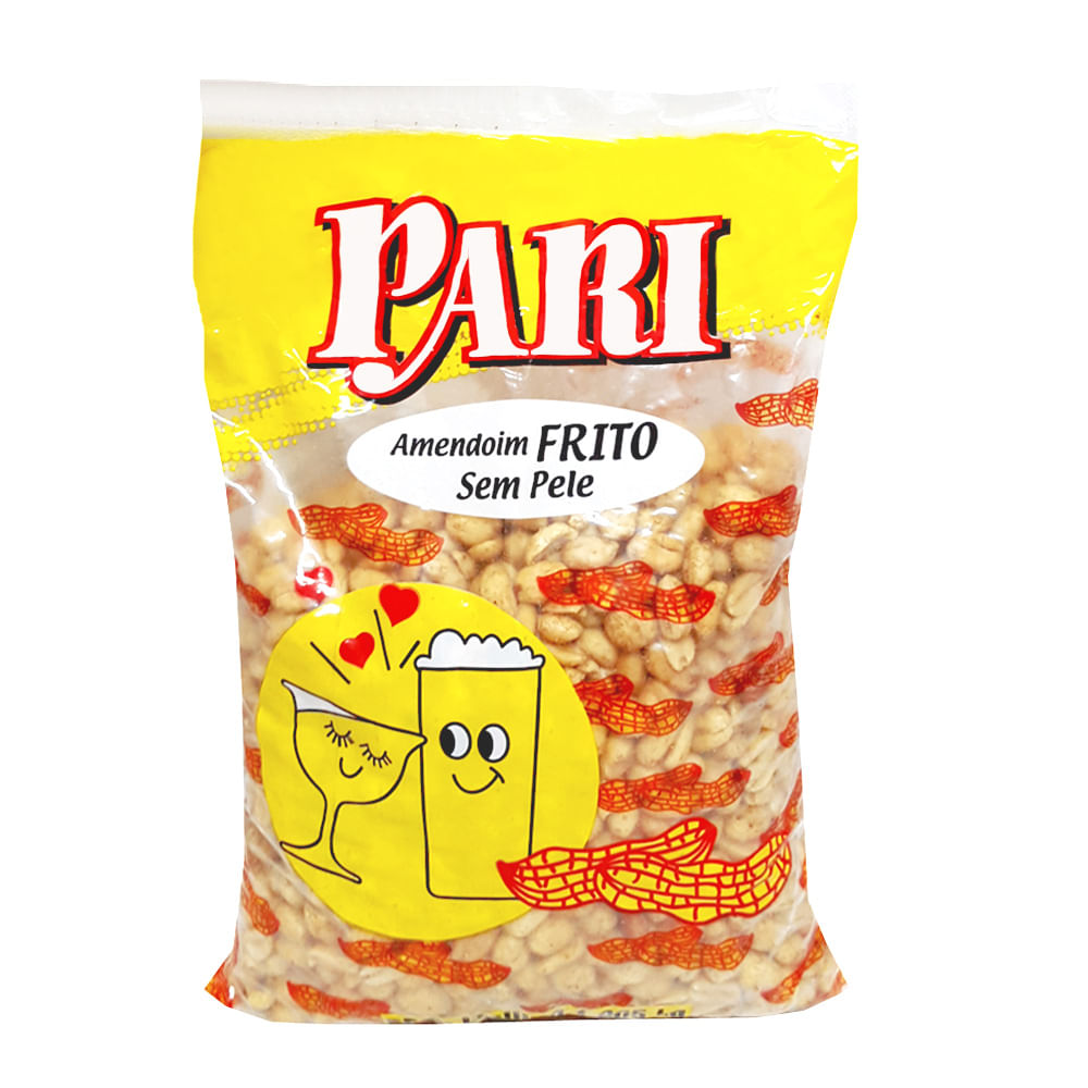 Amendoim Frito sem Pele Salgado 1,02kg - Pari