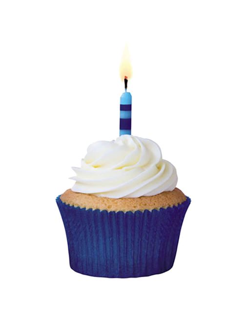 Forminha Cupcake Impermeável Azul Royal c/45 - Mago