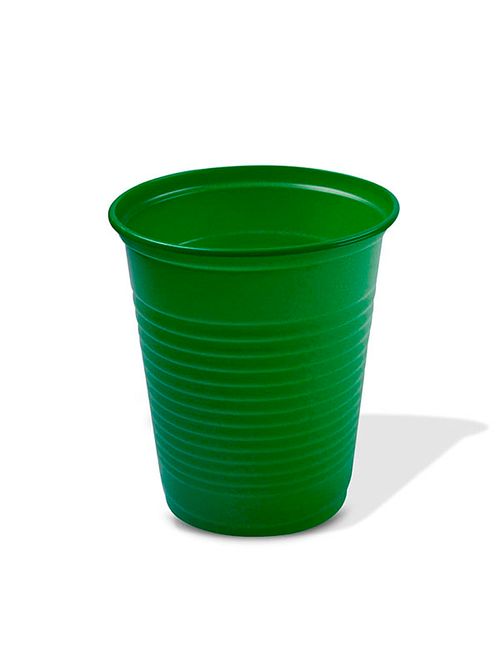 Copo Descartável Verde Escuro 200ml c/50 - Trik Trik