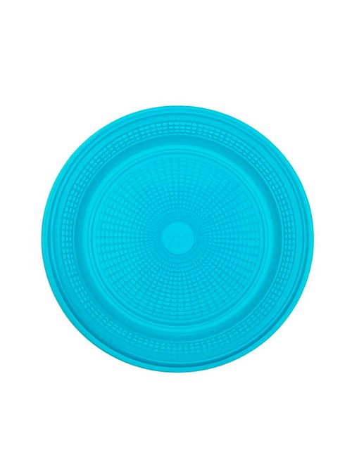Prato Descartável para Bolo Azul Claro 15cm c/10 - Trik Trik