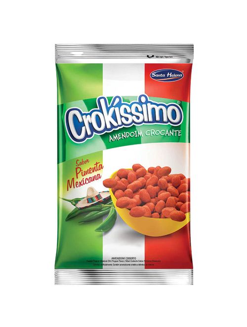 Amendoim Crocante Crokissimo Pimenta Mexicana 1,01kg - Santa Helena