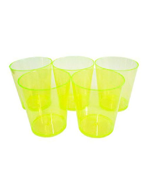 Copo Acrílico Amarelo c/10 25ml - Plastilania