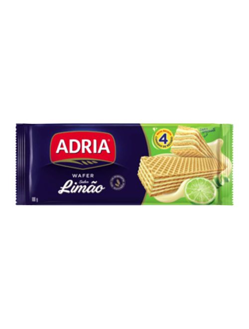 Biscoito Wafer Limão 100g - Adria
