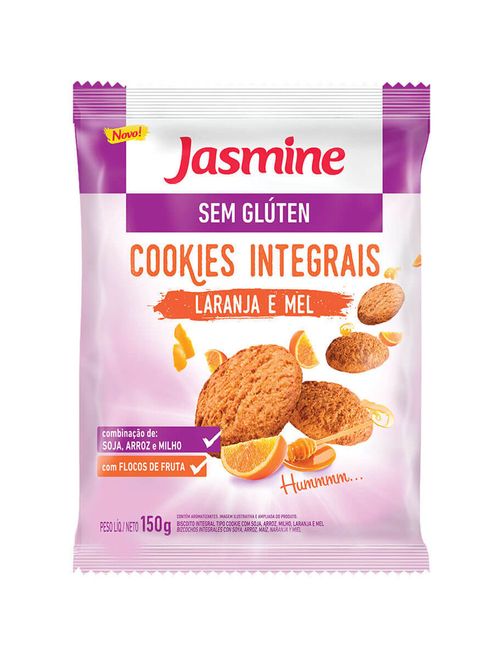 Cookie Laranja e Mel Sem Glúten 150g - Jasmine
